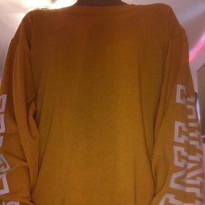 Yellow “PINK” crewneck sweatshirt